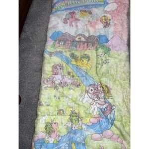 Vintage 1986 Hasbro MY LITTLE PONY Sleeping Bag G1 MLP 28x54" Zipped